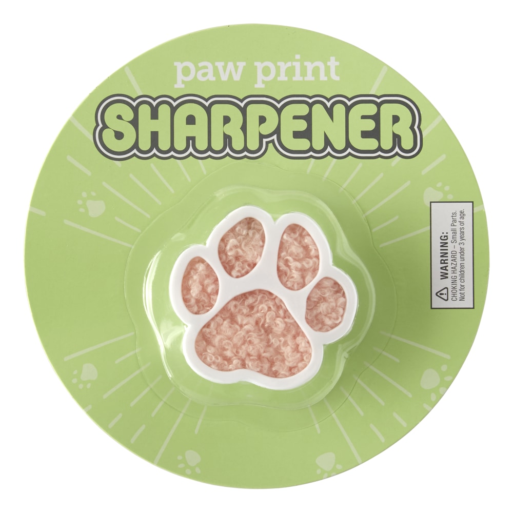 Office Depot Brand Fun Shaped 2-Hole Manual Pencil Sharpener, Paw MPN:MF992557-2