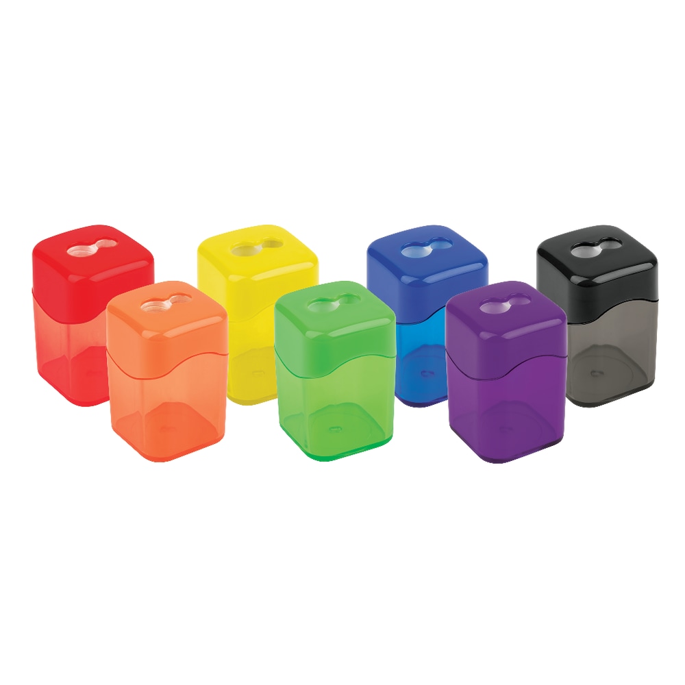 Office Depot Brand Manual Pencil Sharpener, Assorted Colors (Min Order Qty 26) MPN:SHA012