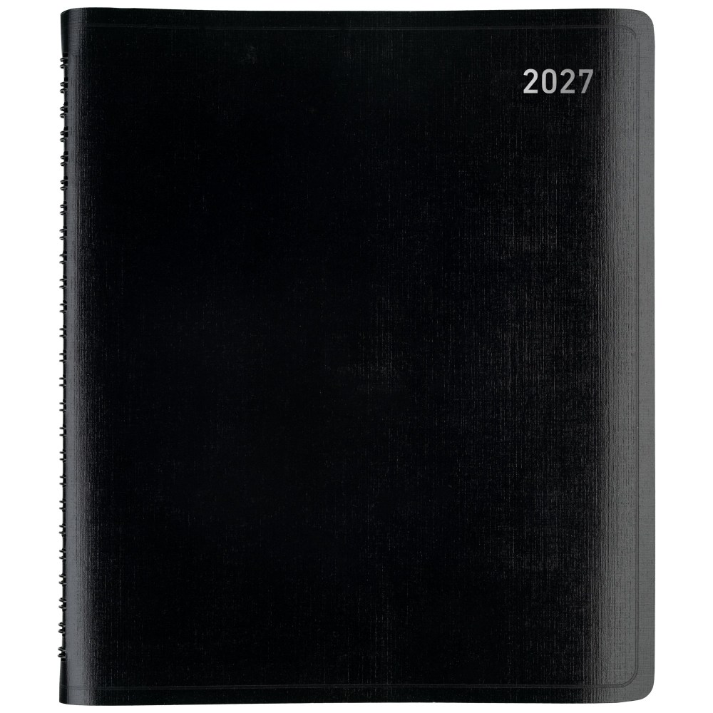 Office Depot Brand 13-Month Monthly Planner, 7in x 9in, Black, January 2027 to January 2028, OD71110027 MPN:OD71110027