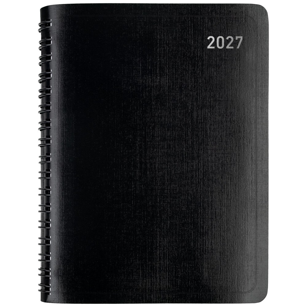 Office Depot Brand Weekly Monthly Planner, 4in x 6in, Black, January 2027 to December 2027, OD71150027 MPN:OD71150027