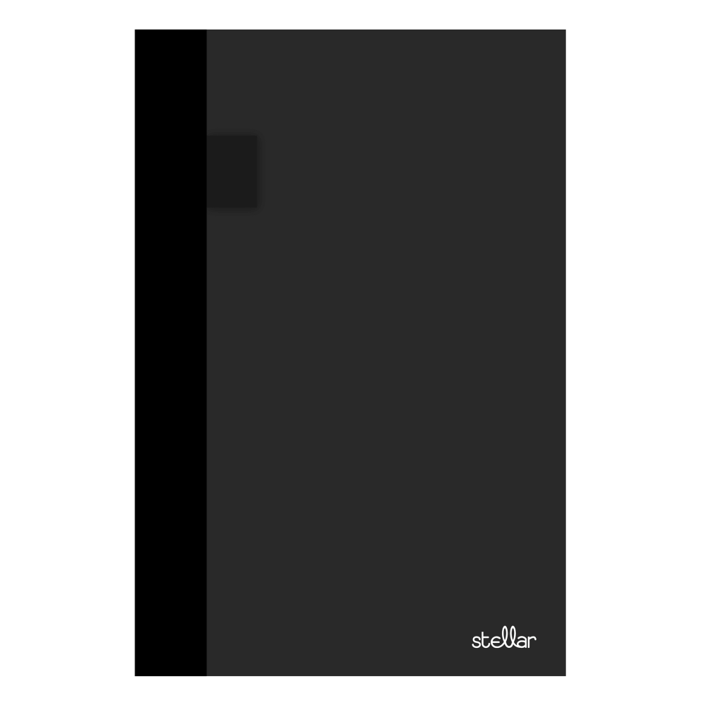 2026-2027 Office Depot Brand Stellar Academic Weekly/Monthly Planner, 5-1/2in x 8-1/2in, Black, July To June MPN:ODUS2535-018