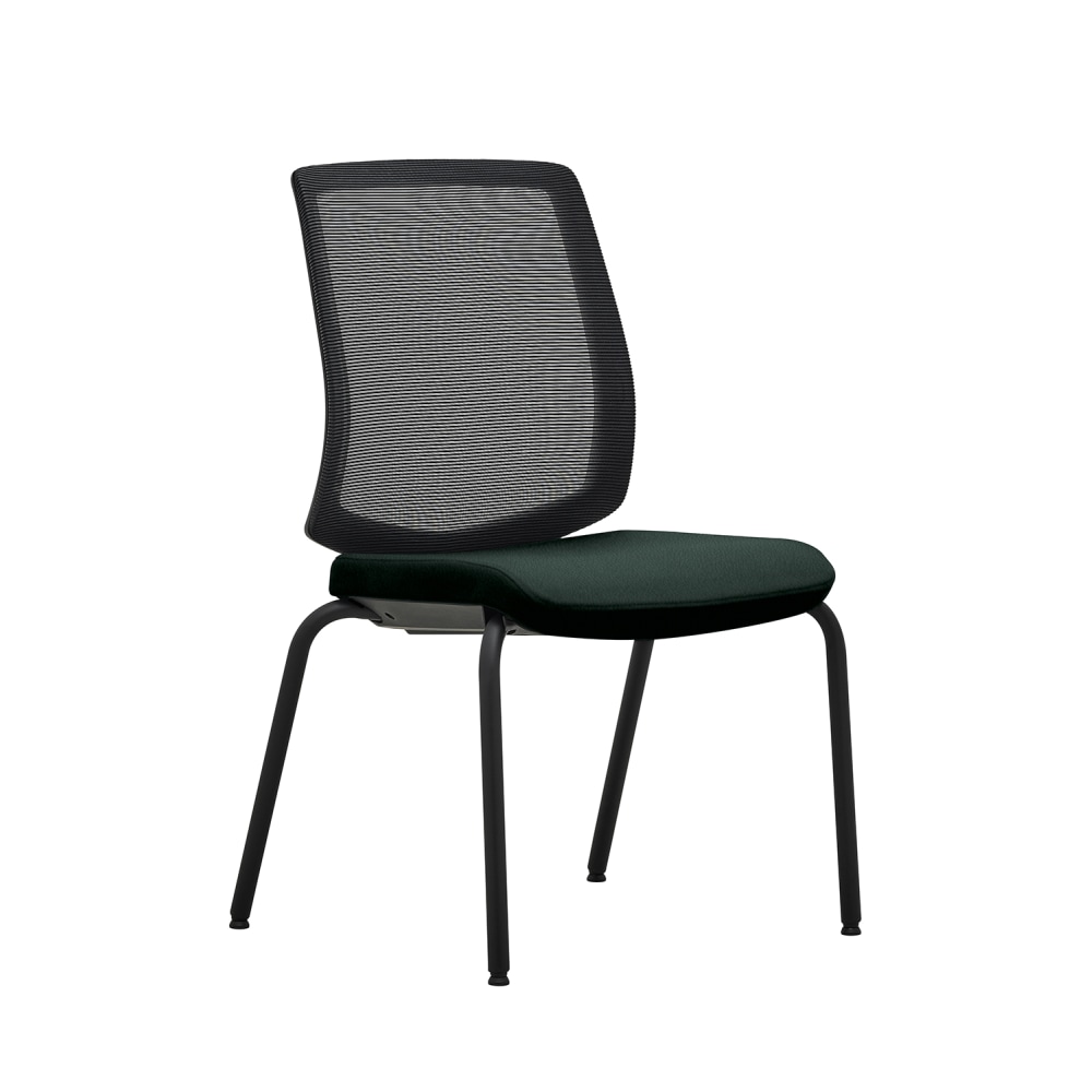 WorkPro Expanse Antimicrobial Vinyl Guest Chairs, Black, Set Of 2 Chairs MPN:WPEXPANSE-GST-DBLK