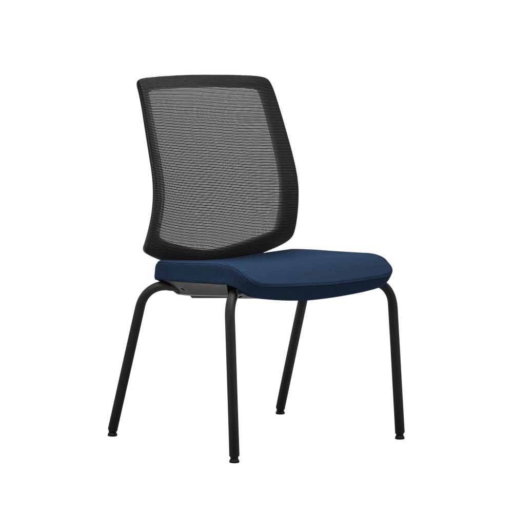 WorkPro Expanse Series Mesh/Fabric Guest Chairs, Blue/Black, Set Of 2 Chairs MPN:WPEXPANSE-GST2-BLU