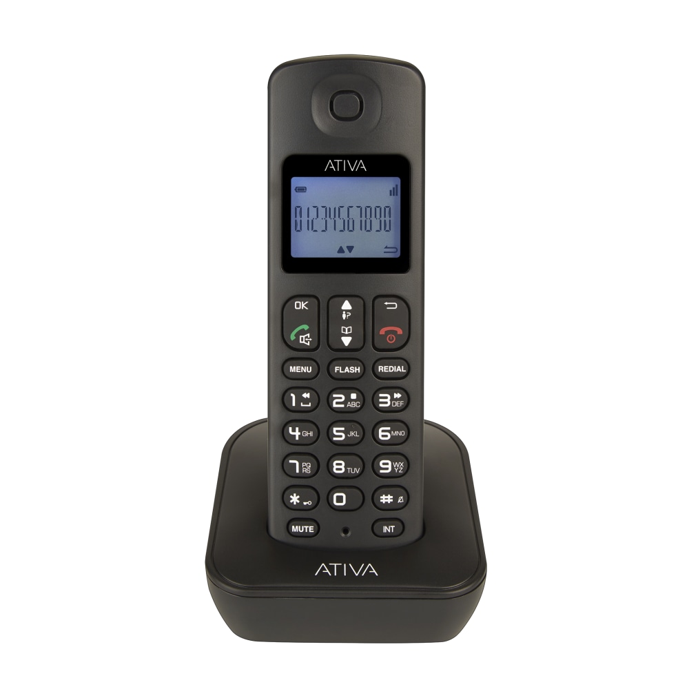 Ativa DECT 6.0 Cordless Phone With Answering Machine And Speakerphone, WPS01 MPN:WPS01