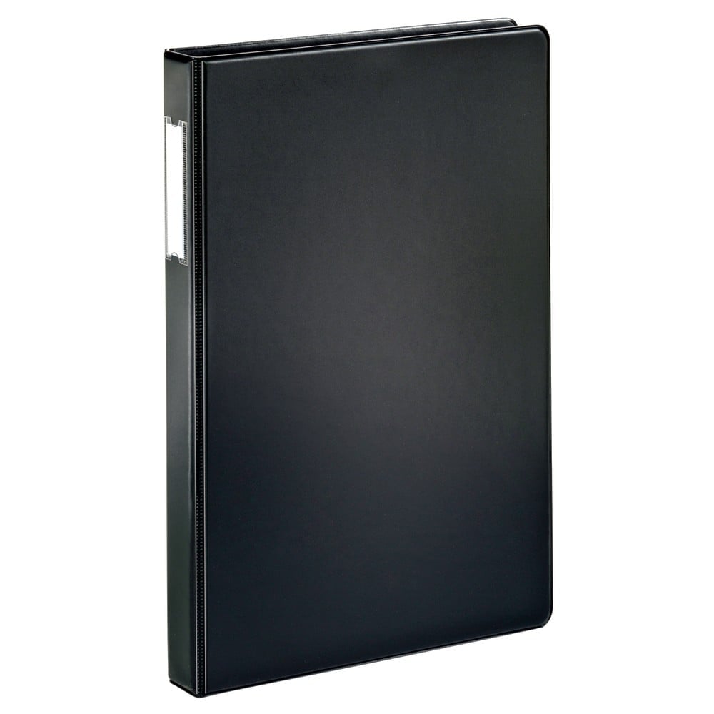 Office Depot Brand Reference 3-Ring Binder, 1in Round Rings, 100% Recycled, Black (Min Order Qty 8) MPN:OD03003V3