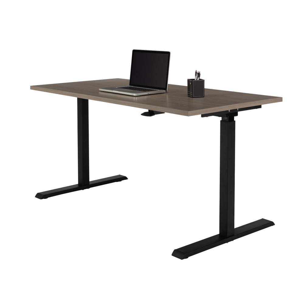 Realspace Magellan 60inW Pneumatic Height-Adjustable Standing Desk, Gray MPN:HM-4801-2