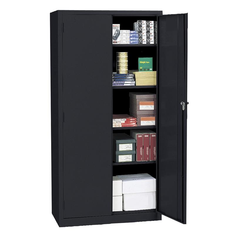 Realspace Steel Storage Cabinet, 5 Shelves, 72inH HW-025B-1