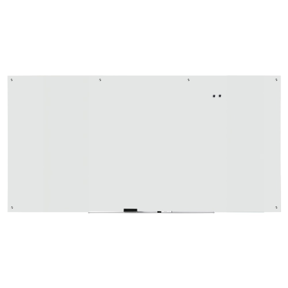 WorkPro Magnetic Glass Unframed Dry-Erase Whiteboard, 96in x 48in, White MPN:KK4995A