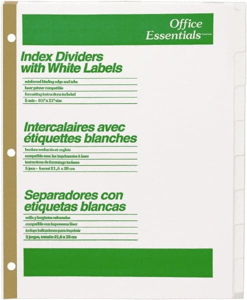 (5) 8 Piece Sets 11 x 8 1/2