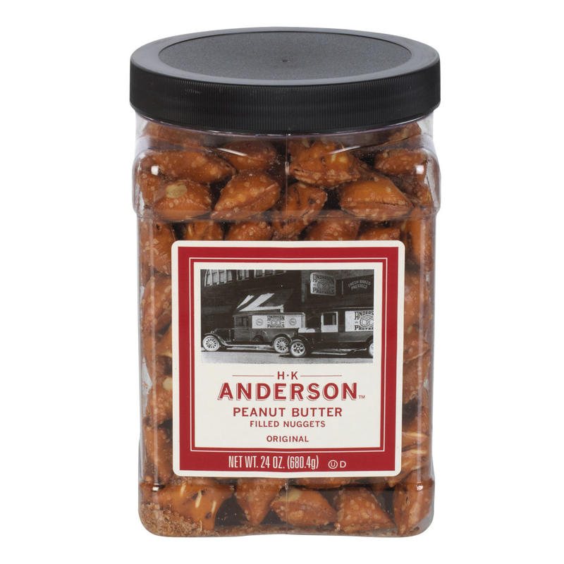 H.K. Anderson Peanut Butter-Filled Pretzel Nuggets, 24-Oz Tub (Min Order Qty 7) MPN:408P6HKA20