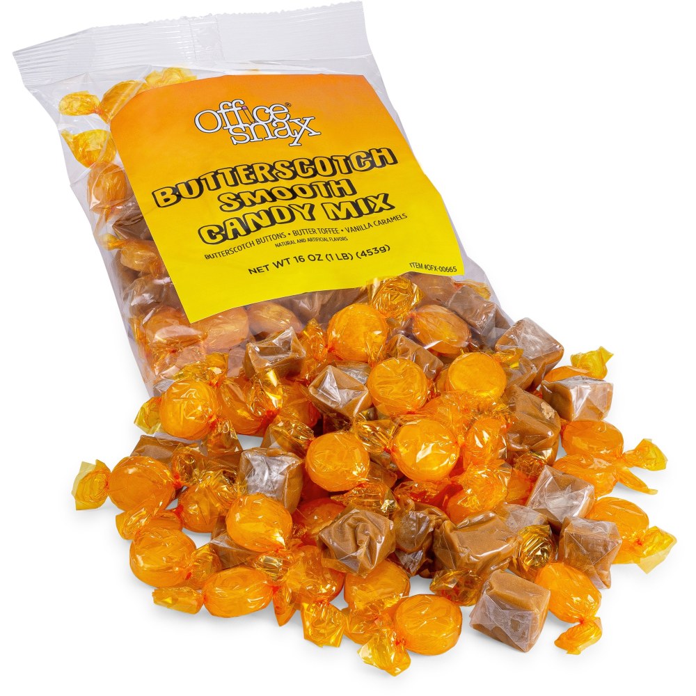 Office Snax Creamy & Smooth Delights Candy - Assorted - Individually Wrapped - 16 oz - 1 Each MPN:00665
