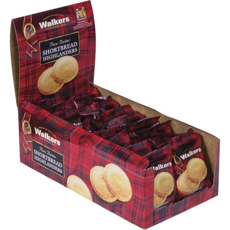 Walkers Cookies Shortbread Highlanders Cookies, Box Of 18 (Min Order Qty 2) MPN:W1177D