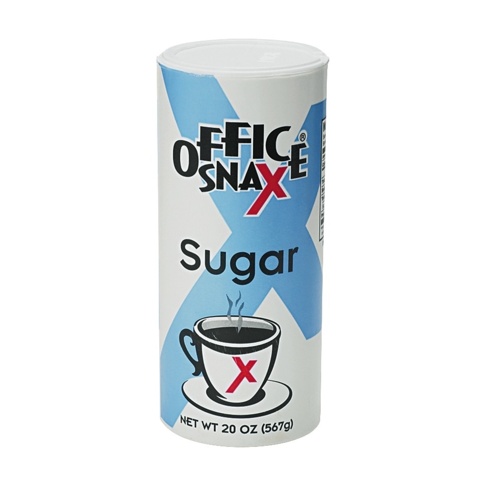 Office Snax Sugar Canister, 20 Oz. (Min Order Qty 14) MPN:00019