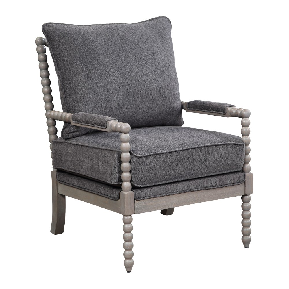 Office Star Abbott Chair, Charcoal/Brushed Gray MPN:ABB-BY7