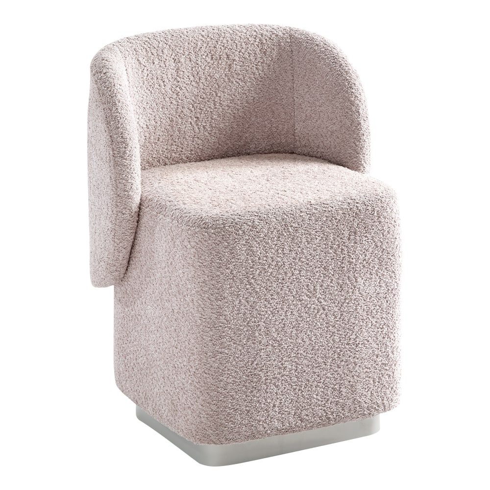 Office Star Cady Fabric Vanity Accent Chair, Dusty Rose MPN:CDY-D5