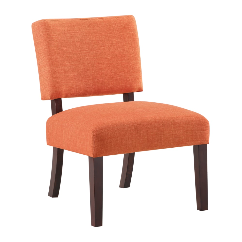 Office Star Jasmine Fabric Accent Chair, Tangerine MPN:JAS-M5