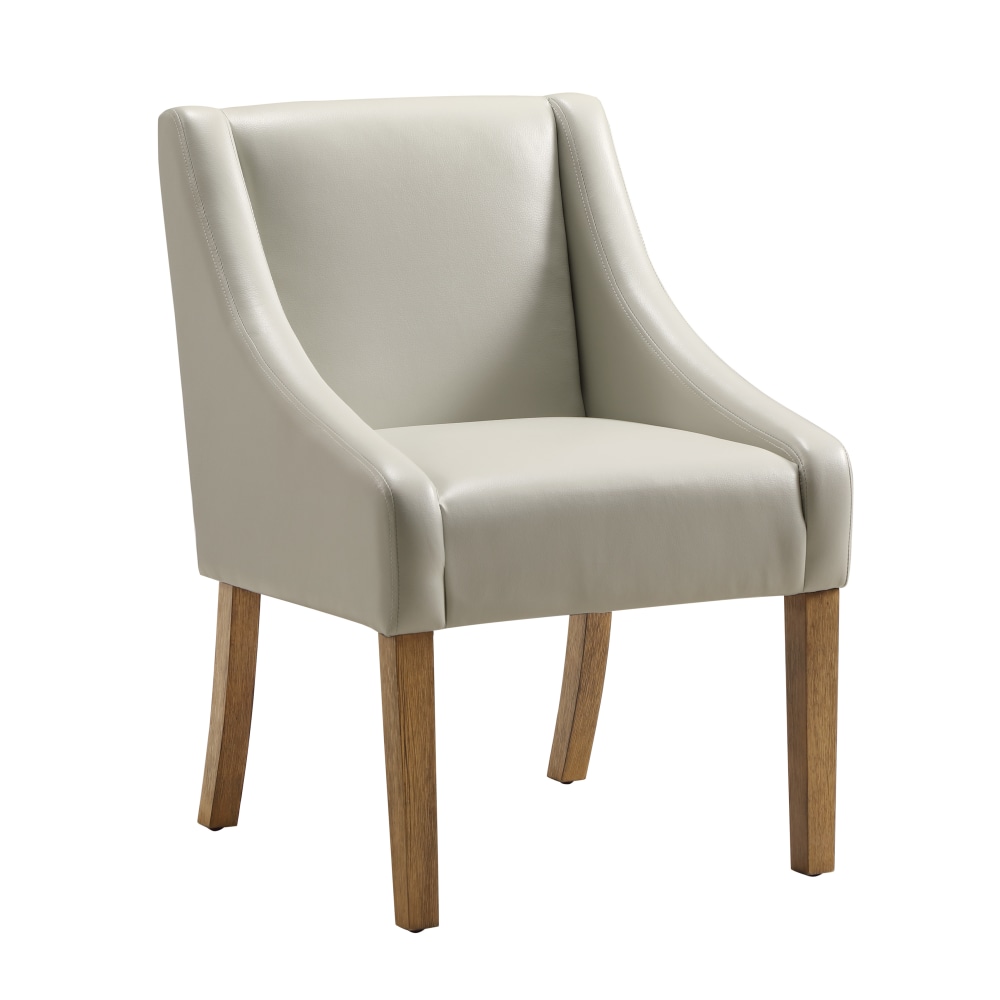 Office Star Monarch Faux Fabric Dining Chair, Cream Faux MPN:MNA-PD28T