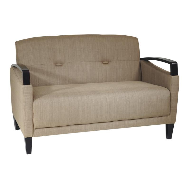 Office Star Ave Six Main Street Loveseat, Green/Espresso MPN:MST52-S22