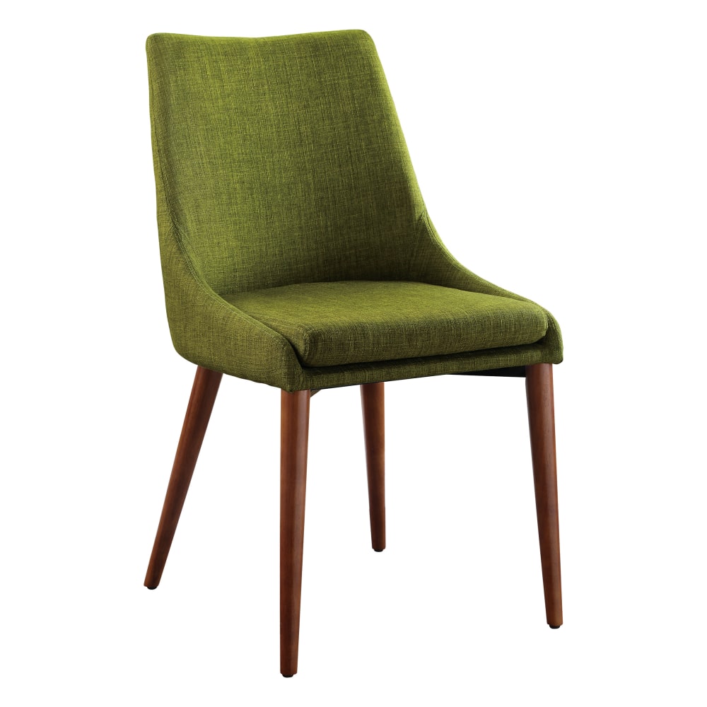 Office Star Palmer Fabric Dining Accent Chairs, Green, Pack Of 2 Chairs MPN:PAM2-M17