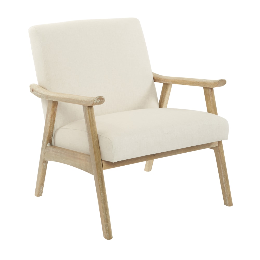 Ave Six Work Smart Weldon Chair, Linen/Light Brown MPN:WDN51-L32