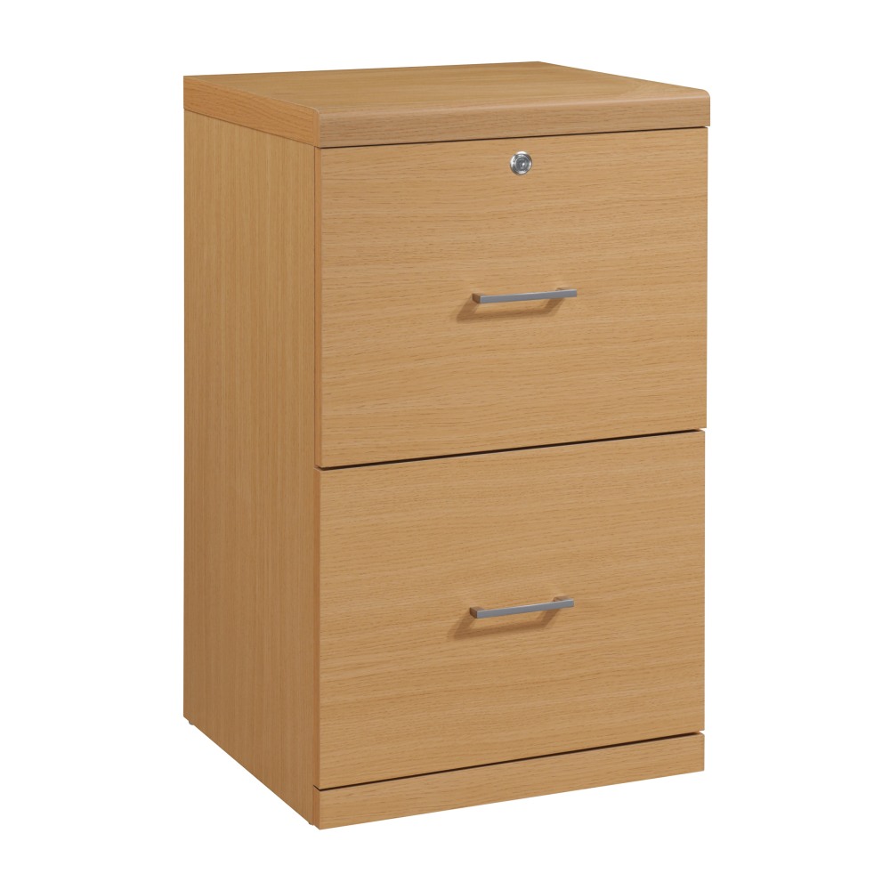 Office Star Alpine 17inD Vertical 2-Drawer File Cabinet With Lockdowel Fastening System, Natural MPN:ALP2817VF-NT