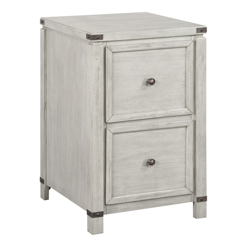 Office Star Baton Rouge 19inW x 20-3/8inD Lateral 2-Drawer File Cabinet, Champagne Oak MPN:BTF2937-CO