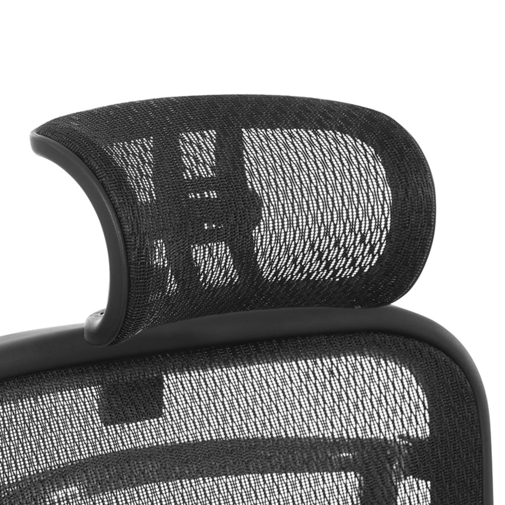 Office Star Space Seating 818 Series Optional Mesh Headrest, 12-1/4inH x 12inW x 6-1/2inD, Black MPN:HRX818
