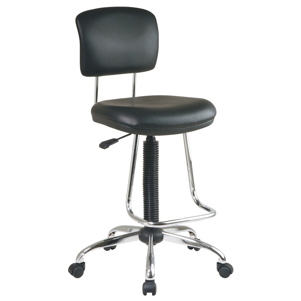 Chrome Finish Economical Chair with Teardrop Footrest - DC420V3 MPN:DC420V-3