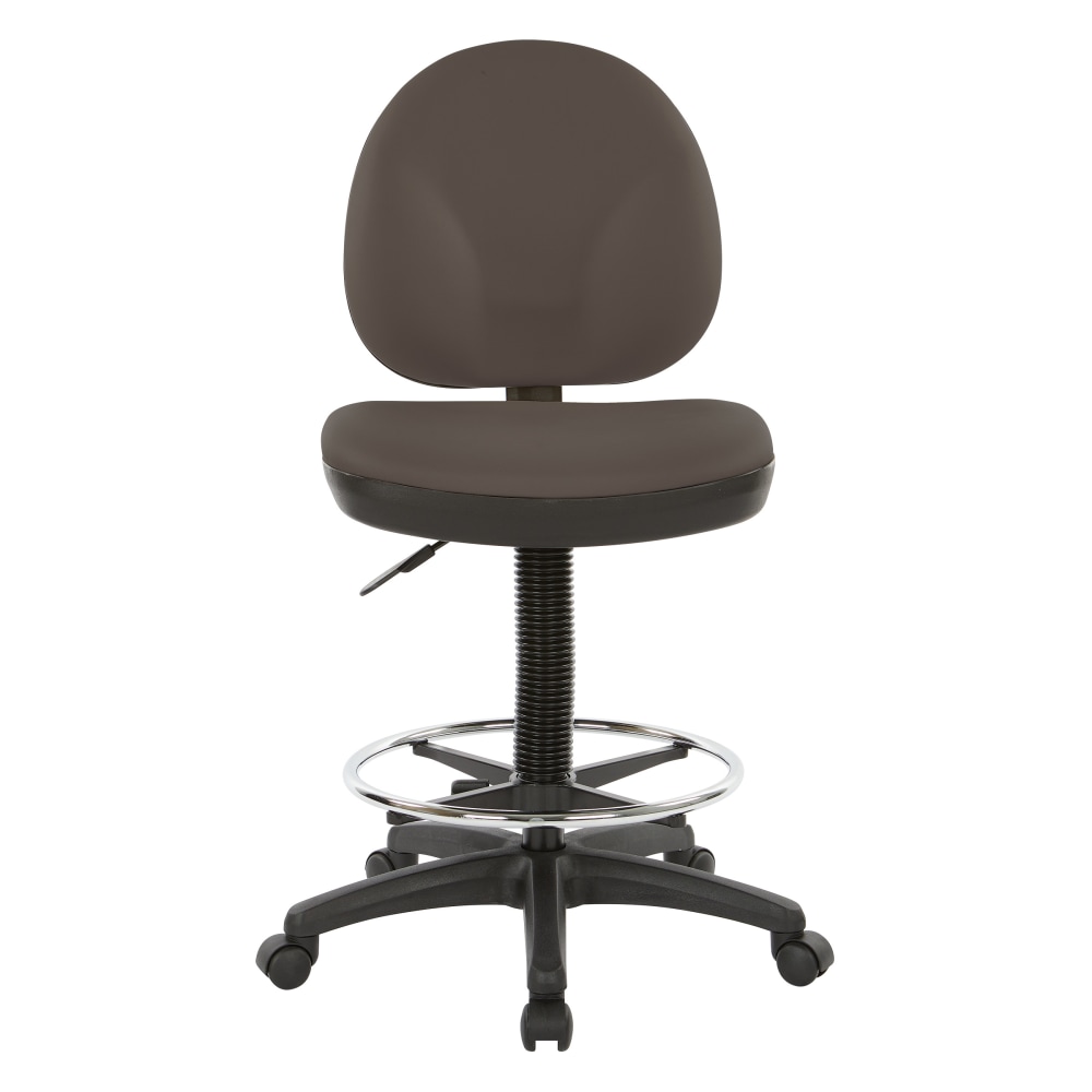 Office Star Dillon Fabric Mid-Back Drafting Chair, Gray MPN:DC550-R111