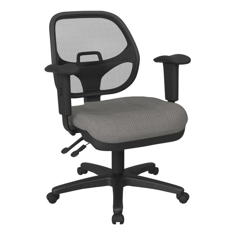 Office Star Ergonomic Mesh Task Chair With ProGrid Back, Flint MPN:29024-107