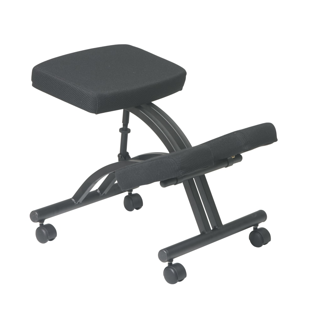 Office Star Work Smart Ergonomic Knee Chair, Black MPN:KCM1420