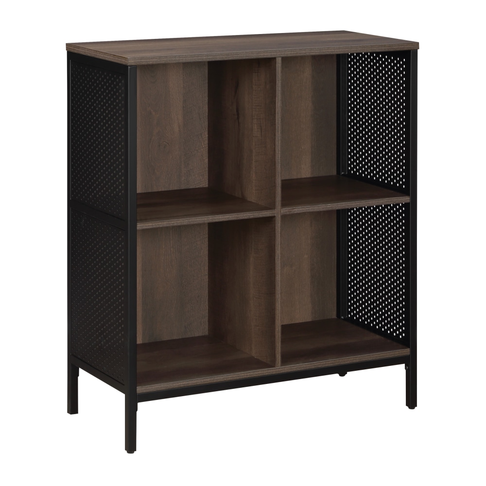 Office Star Ace 34inH 4-Cube Storage Bookcase, Ozark Ash MPN:AC4CB-AH