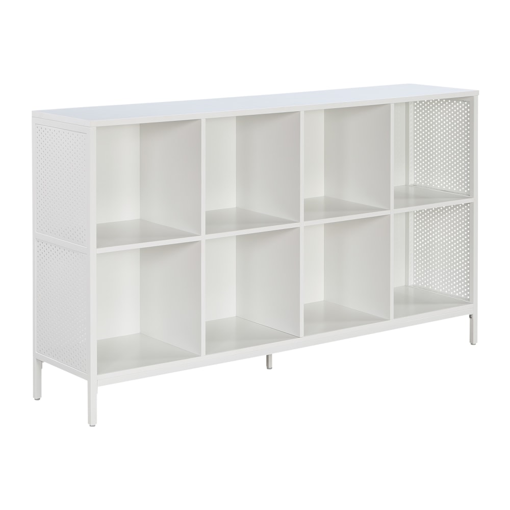 Office Star Ace 34inH 8-Cube Storage Bookcase, White MPN:AC8CB-WH