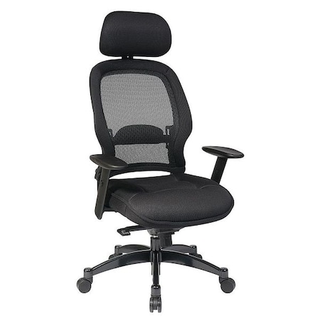 Executive Chair Managers Chair, Adjustable Arms, 19-3/4