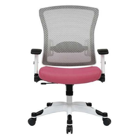 Managerial Chair Desk Chair, Adjustable Arms, 18-3/4