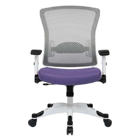 Managerial Chair Desk Chair, Adjustable Arms, 18-3/4