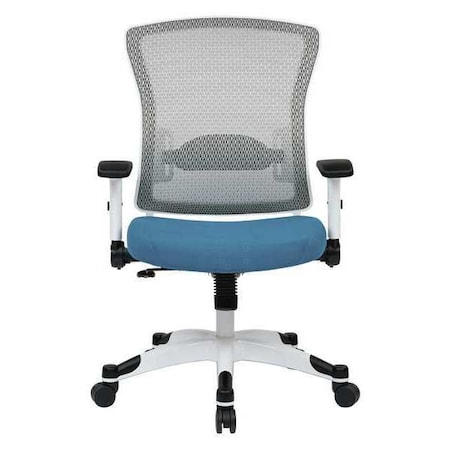 Managerial Chair Desk Chair, Adjustable Arms, 17-3/4