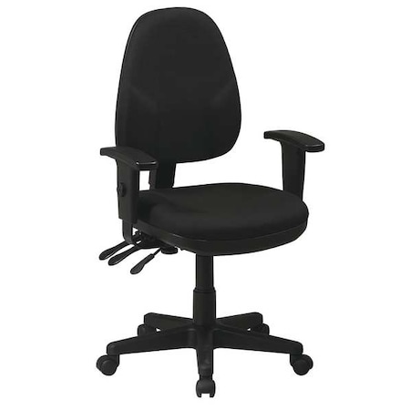 Desk Chair Desk Chair, Adjustable Arms, 15-1/4