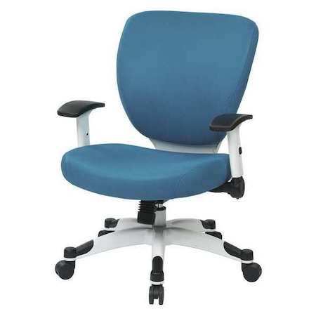Managerial Chair Desk Chair, Adjustable Arms, 16-3/4
