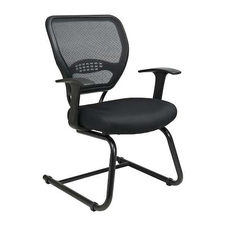Desk Chair Side Chair, Mesh, Black MPN:5505