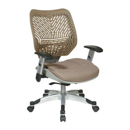 Managerial Chair Desk Chair, Adjustable Arms, 18-3/4