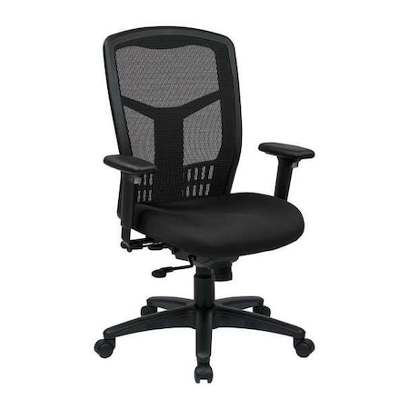 Managerial Chair Desk Chair, Adjustable Arms, 18-1/4