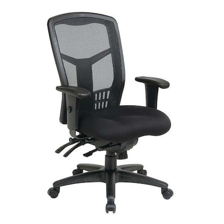 Managerial Chair Desk Chair, Adjustable Arms, 18-1/4