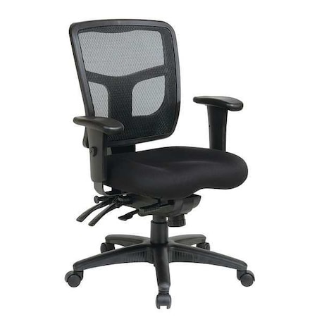 Managerial Chair Desk Chair, Adjustable Arms, 18-1/4