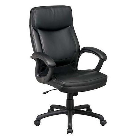 Desk Chair, Series Work Smart Eco Leather Black MPN:EC6583-EC3