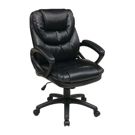 Managerial Chair Desk Chair, Fixed Arms, 19