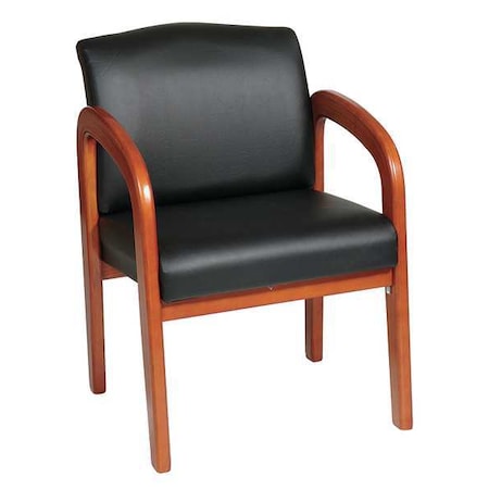 Collection: WD Visitors Chair, Black Seat, Black Back, 23