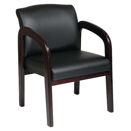 Collection: WD Visitors Chair, Black Seat, Black Back, 23