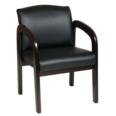 Collection: WD Visitors Chair, Black Seat, Black Back, 23