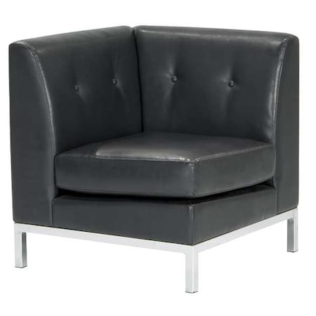 Collection: Wall Street Corner Chair, Espresso Seat, Espresso Back, 28